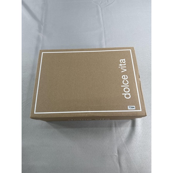 Dolce Vita Jadah Shoes Womens Size 8 Ivory Nubuck Chain Platform Loafers Slip On - Picture 9 of 11